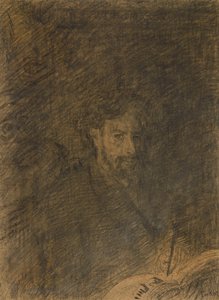 Selbstporträt ("Nicht fertig") von James Ensor