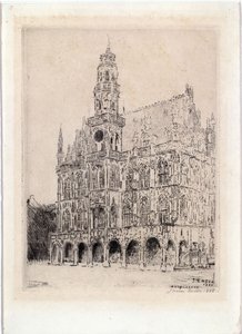 Rathaus von Oudenaarde von James Ensor