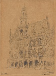 Rathaus von Oudenaarde von James Ensor