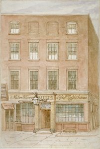 Das Mitre Tavern, Kaffeehaus und Hotel in Mitre Court, Fleet Street, City of London, 1850 von James Findlay