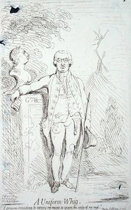 Ein einheitlicher Whig von James Gillray