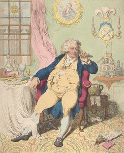 Ein Genussmensch unter den Schrecken der Verdauung, 2. Juli 1792