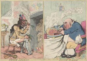 Französische Freiheit. Britische Sklaverei