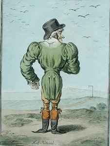 Halb-Normal, veröffentlicht von Hannah Humphrey 1799