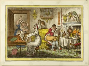Eheliche Harmonien von James Gillray