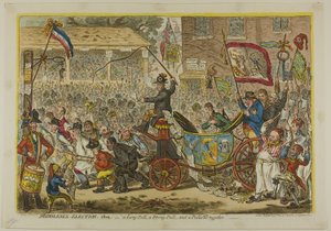 Middlesex-Wahl von James Gillray
