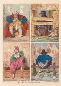 Nationale Annehmlichkeiten, veröffentlicht 1796 von James Gillray
