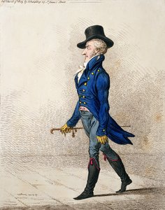 Porträt eines Mannes, veröffentlicht von Hannah Humphrey im Jahr 1803