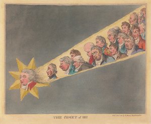 Der Komet von 1811 von James Gillray