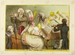 Das Picknick-Orchester von James Gillray