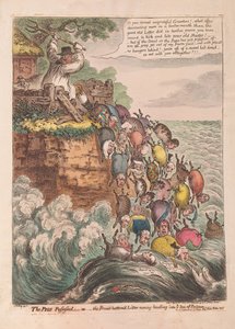 Die besessenen Schweine: oder die breitärschige Rotte, die kopfüber ins Verderben rennt, veröffentlicht 1807