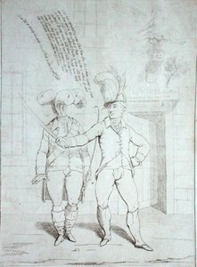 Der Donnerer von James Gillray