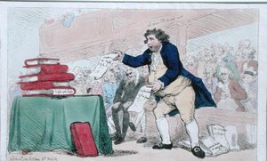 Der Wortfresser von James Gillray