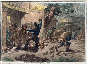 Vereinigte Iren im Dienst, veröffentlicht von Hannah Humphrey im Jahr 1798