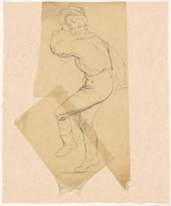 Studien für "Tanz auf einem Steinboot" und "Im Kornfeld" von James Goodwyn Clonney