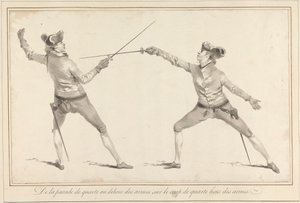 De la Parade de Quarte au Dehors des Armes sur le Coup de Quarte hors des Armes von James Gwin