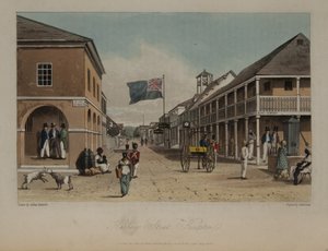 Harbour Street, Kingston von James Hakewill