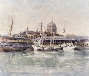 Zollhaus vom Salthouse Dock von James Hamilton Hay