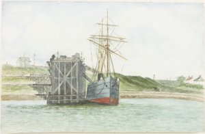 Albert Edward Docks. Die S.S. Willkarnman von James Henry Cleet