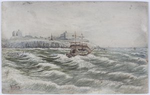 Strandung der Beloy von Littlehampton und Verlust der Rettungsbootsbesatzung der Tyne von James Henry Cleet