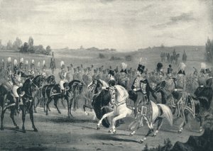 Parade der 1. Life Guards und 8. Husaren, 4. Juni 1842, 1842 1909