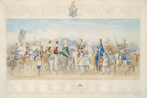 Sir Charles Montelieu Lamb, Knight Marshal of the Lists, 1939 von James Henry Nixon
