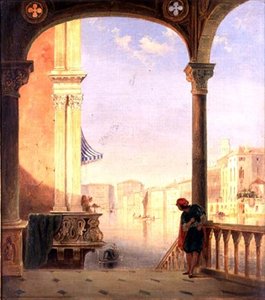 Eine venezianische Terrasse