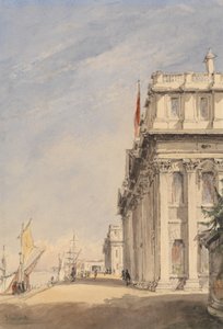 Die Fassade des Royal Naval College, Greenwich