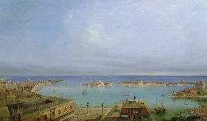 Blick auf Venedig vom Campanile