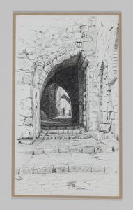 Eine Straße in Jerusalem, Illustration aus Das Leben unseres Herrn Jesus Christus