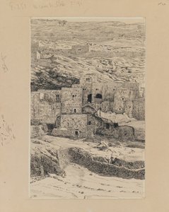 Eine Ecke des Dorfes Siloam, Illustration aus Das Leben unseres Herrn Jesus Christus von James Jacques Joseph Tissot