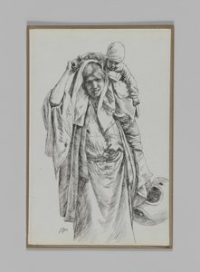 Eine typische Frau von Jerusalem, Illustration aus Das Leben unseres Herrn Jesus Christus von James Jacques Joseph Tissot