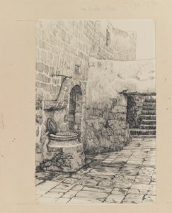 Eine alte Zisterne, Illustration aus Das Leben unseres Herrn Jesus Christus