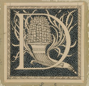 Buchstabe D, Illustration aus Das Leben unseres Herrn Jesus Christus von James Jacques Joseph Tissot