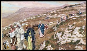 Jesus auf dem Weg nach Galiläa, Illustration für Das Leben Christi, ca. 1886-96