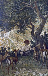 Die Kindheit von Johannes dem Täufer - aus „Das Leben unseres Herrn Jesus Christus“ - 1899 von James Tissot