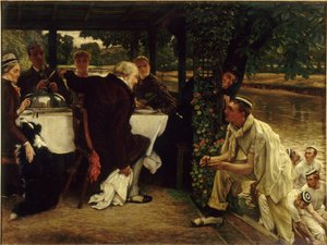 Gleichnis vom verlorenen Sohn: Das gemästete Kalb, 1880 von James Jacques Joseph Tissot