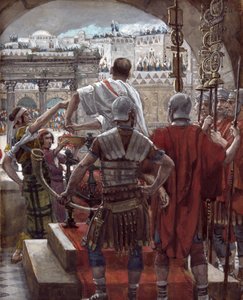 Pilatus wäscht seine Hände, Illustration für Das Leben Christi, ca. 1886-94