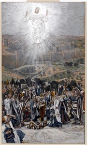 Die Himmelfahrt vom Ölberg, Illustration für Das Leben Christi, ca. 1884-96 von James Jacques Joseph Tissot