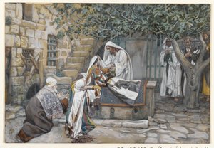 Die Tochter des Jairus, Illustration aus Das Leben unseres Herrn Jesus Christus