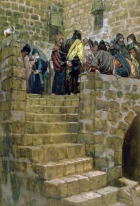 Der böse Rat des Kaiphas, Illustration für Das Leben Christi, ca. 1886-96 von James Jacques Joseph Tissot