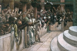 Der falsche Zeuge, Illustration für Das Leben Christi