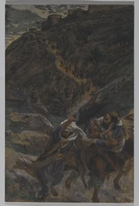 Die Flucht der Apostel, Illustration aus Das Leben unseres Herrn Jesus Christus, 1886-94