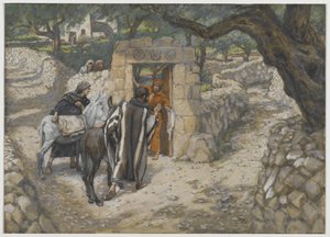 Das Fohlen von Bethphage, Illustration aus Das Leben unseres Herrn Jesus Christus, 1886-94