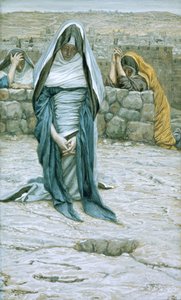 Die heilige Jungfrau im Alter, Illustration für Das Leben Christi