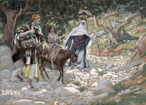 Die Rückkehr aus Ägypten, Illustration für Das Leben Christi, ca. 1886-94