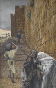 Der Mann mit einem Krug, Illustration aus Das Leben unseres Herrn Jesus Christus, 1886-94