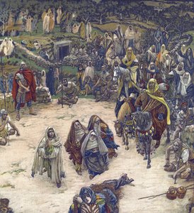 Was unser Herr vom Kreuz aus sah - aus „Das Leben unseres Herrn Jesus Christus“ - 1899 von James Tissot von James Jacques Joseph Tissot