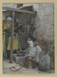 Zacharias und Elisabeth, Illustration für Das Leben Christi, ca. 1886-94