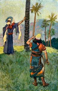 Deborah unter der Palme von J. James Tissot - Bibel von James Jacques Joseph after Tissot